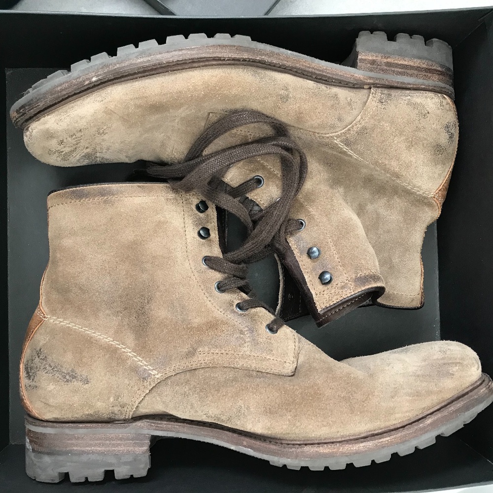 n.d.c. Made by hand Charles hammer/sheep boots 10.5 (45)